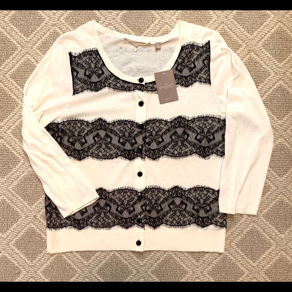 Anthropologie Embellished Cardigan